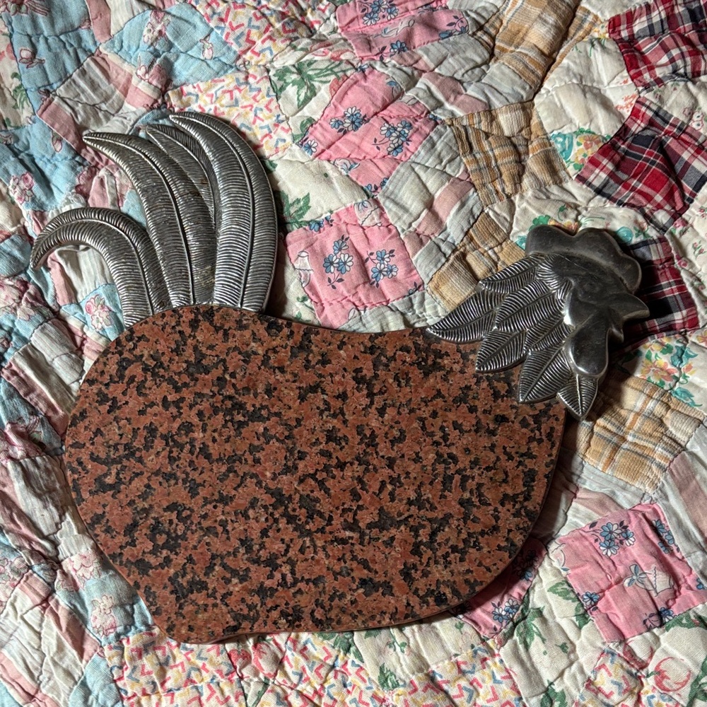 Lenox En Provence Rooster Cheese Trivet